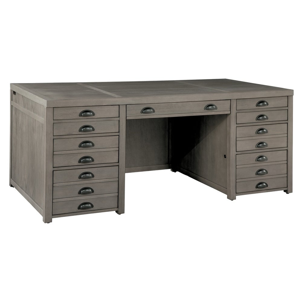 Solid Wood Executive Office Desk - Home Office